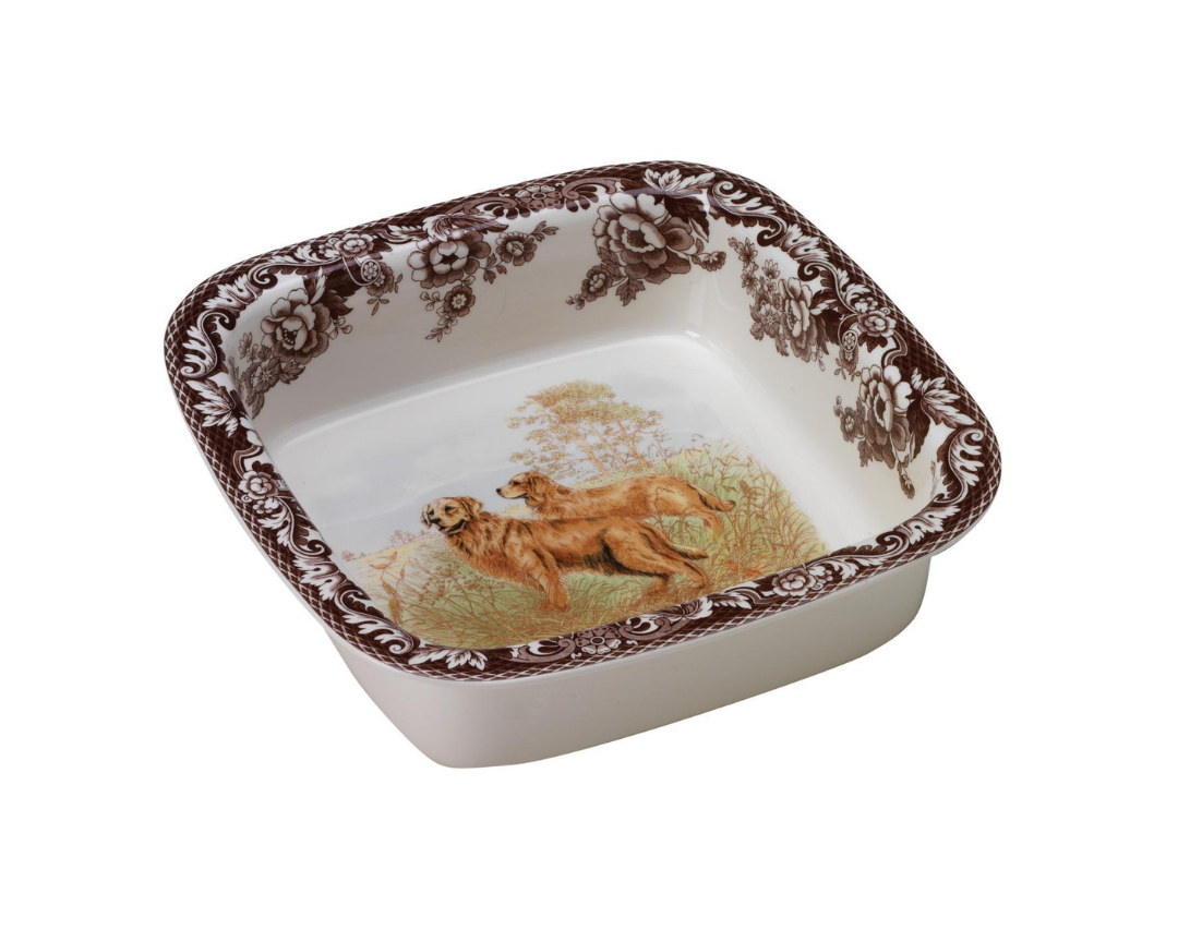 Spode - Square Baker Golden Retriever