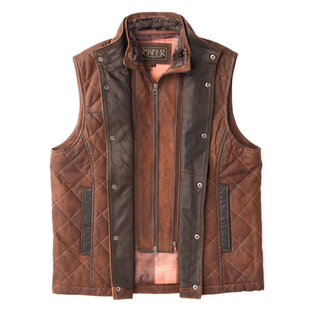 Madison Creek Outfitters - Beaver Creek Vest Bourbon