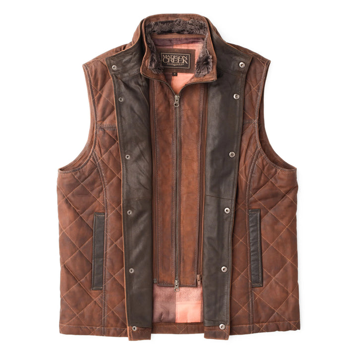 Madison Creek Outfitters - Beaver Creek Vest Bourbon