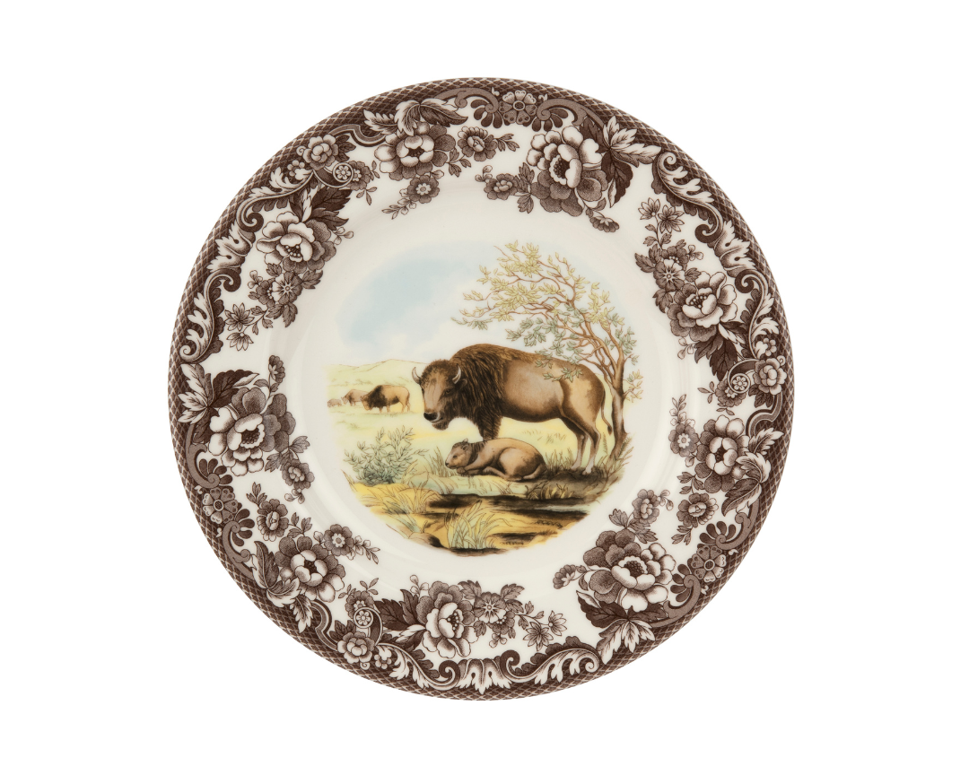 Spode - Side Plate Bison