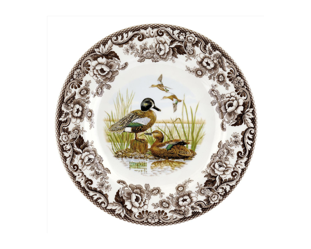 Spode - Side Plate Blue Wing Teal