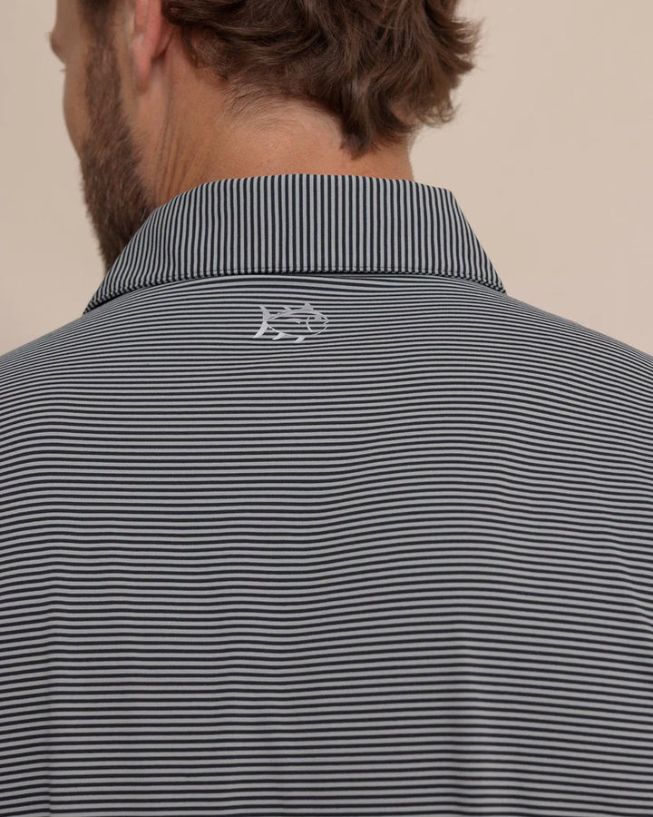 Southern Tide - Meadowbrook Stripe Polo Steel