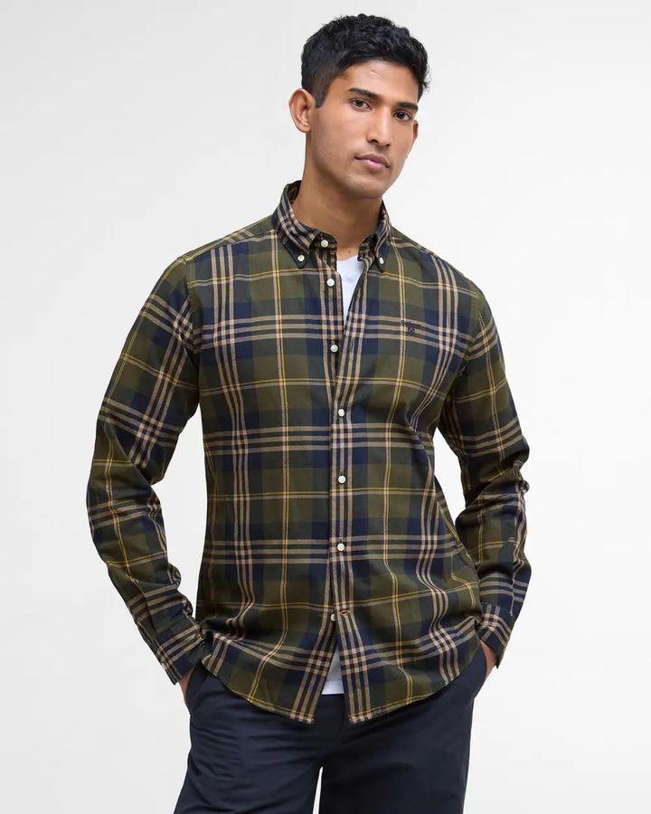 Barbour - Edgar Tailored Fit Shirt Olive