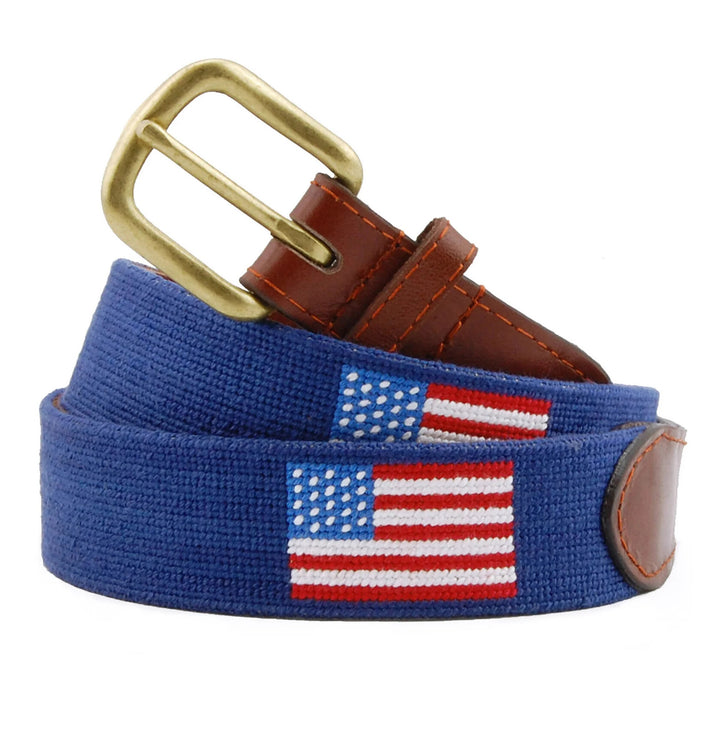 Smathers & Branson - American Flag Belt Navy