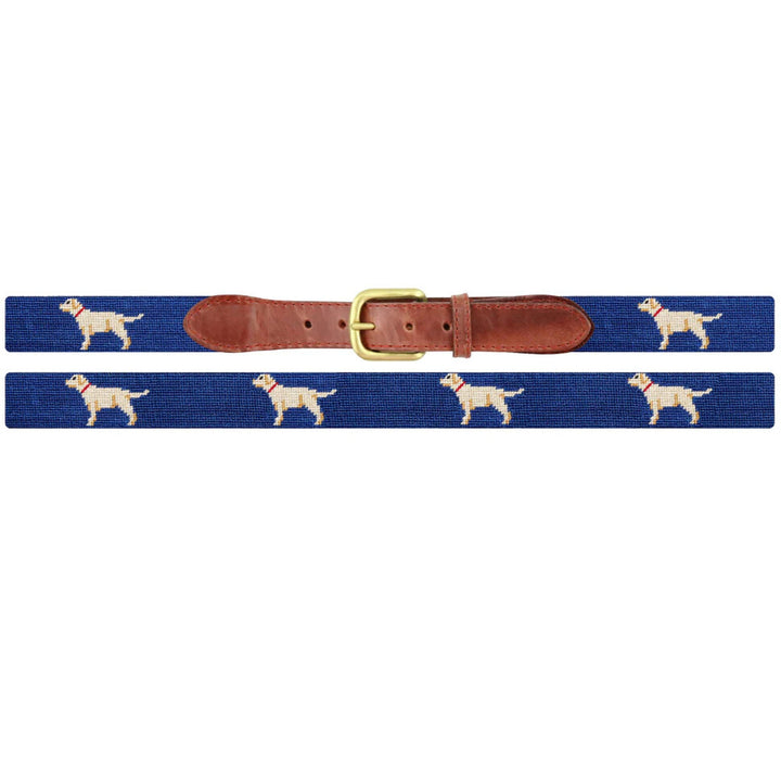 Smathers & Branson - Belt Yellow Lab Classic Navy