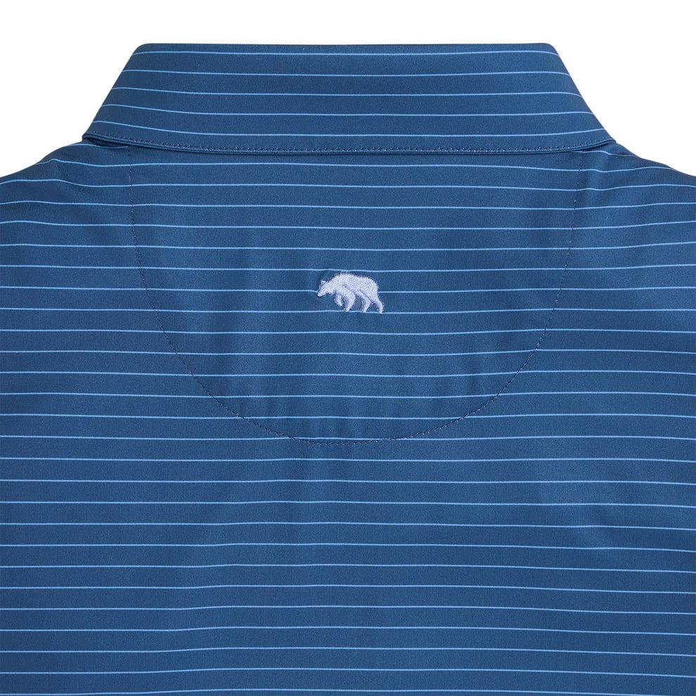 Onward Reserve - Atlantic Stripe Polo Ensign Blue