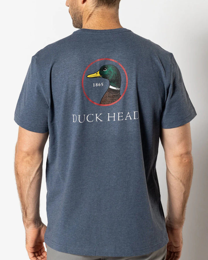 Duck Head - DH Logo T-shirt Heather Navy