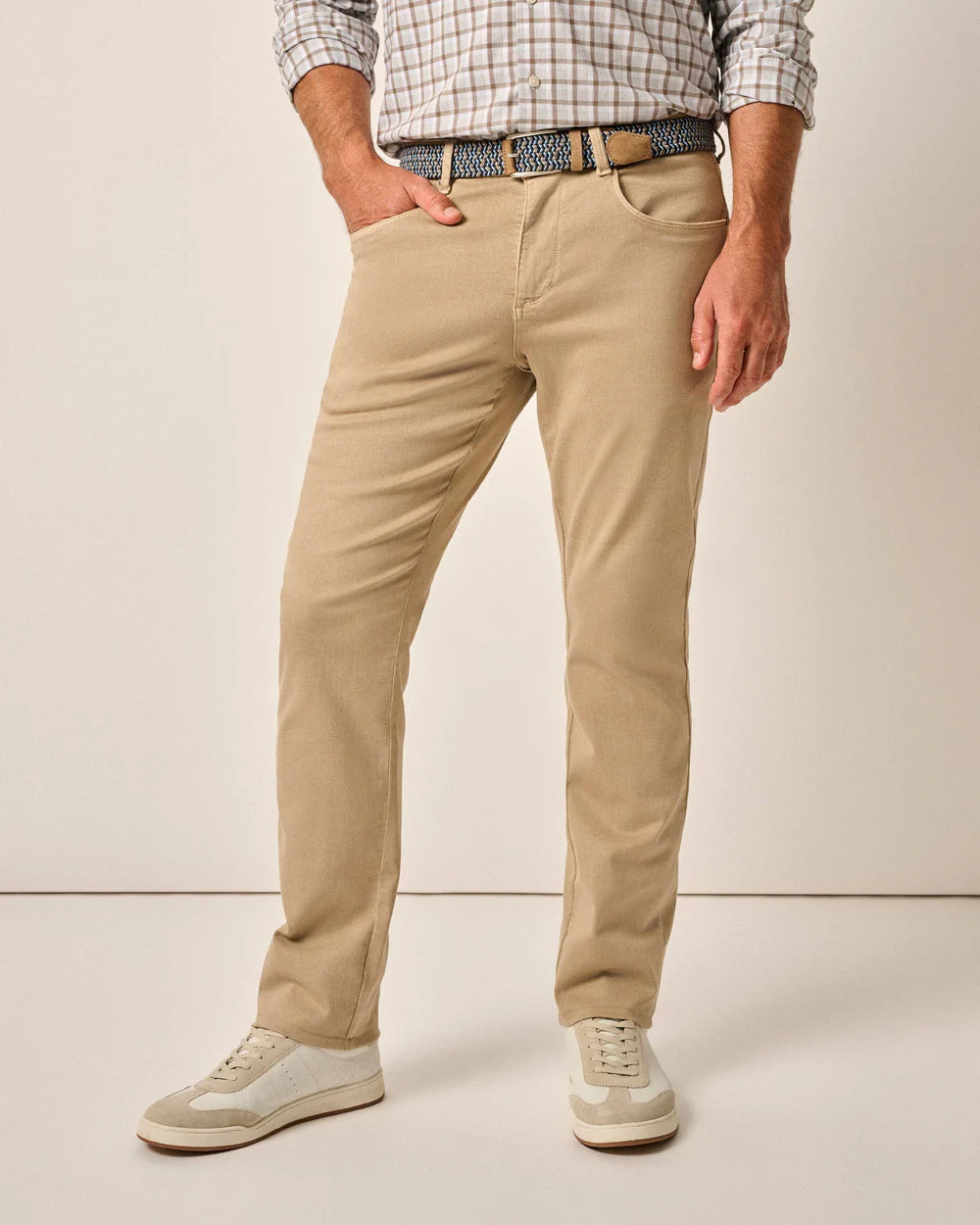 Johnnie-O - Carmel Sateen 5pkt Pant Khaki