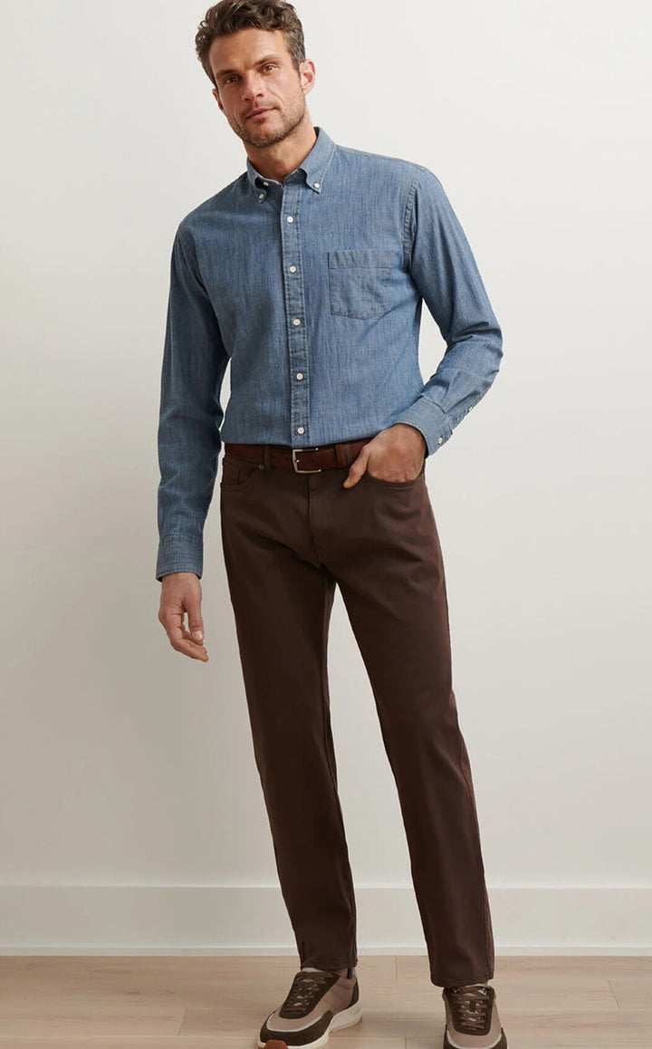 Peter Millar - Signature Sateen 5-Pkt Pant French Press