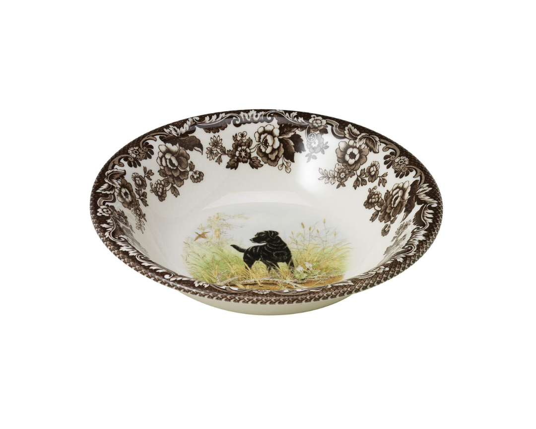Spode - Cereal Bowl Black Labrador
