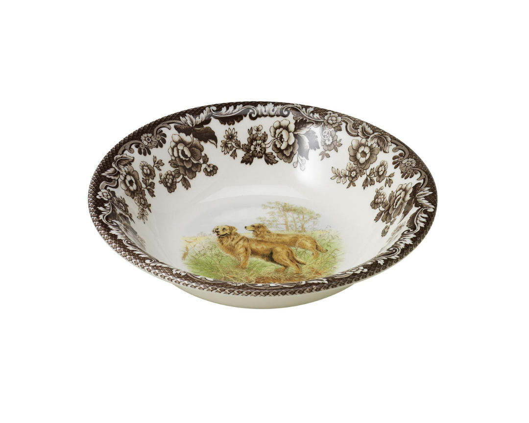 Spode - Cereal Bowl Golden Retriever