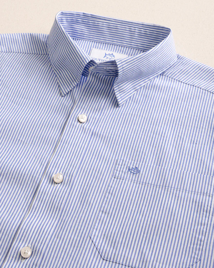 Southern Tide - Shirt Granby Stripe Cobalt Blue