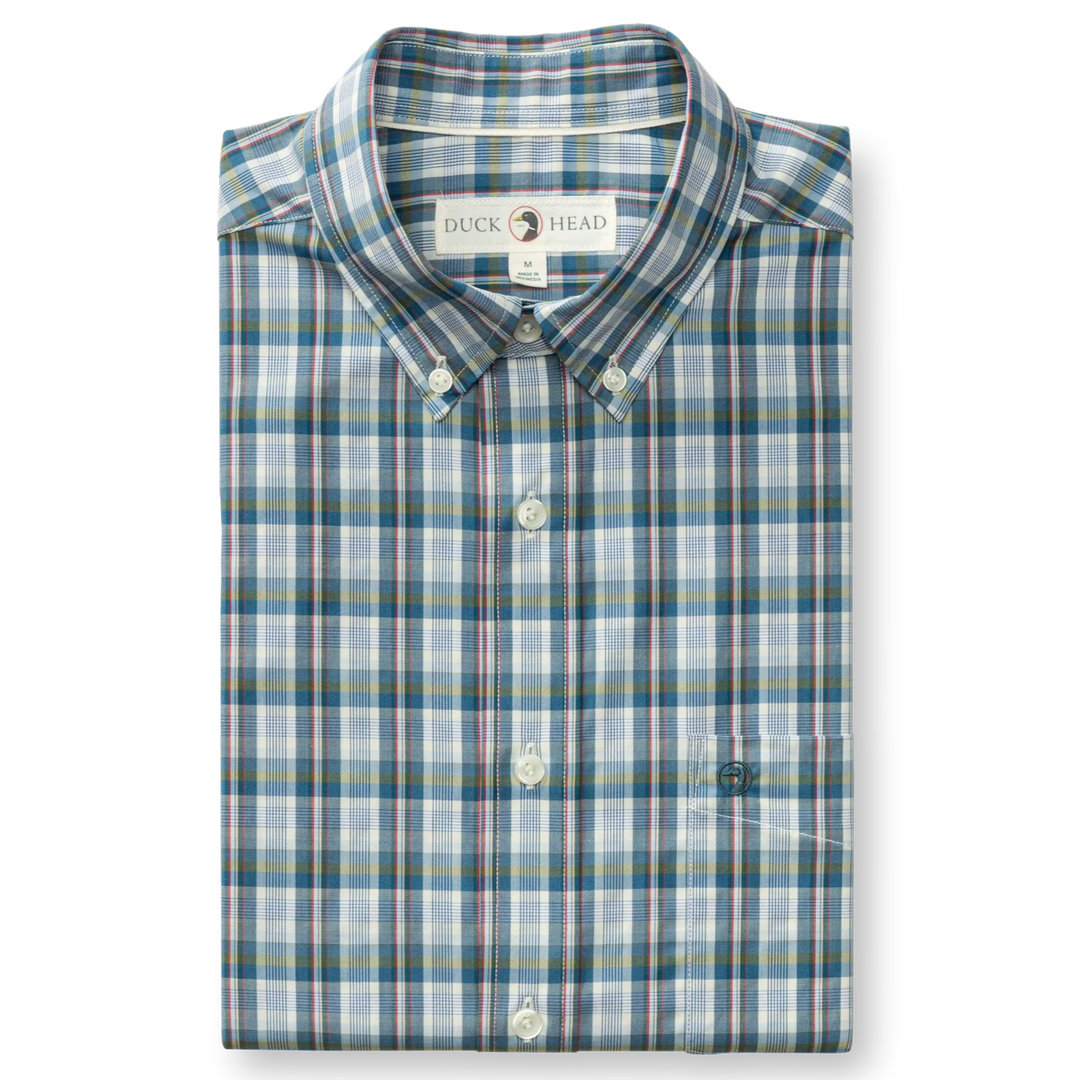 Duck Head - Eaton Plaid Shirt Sandrift Khaki