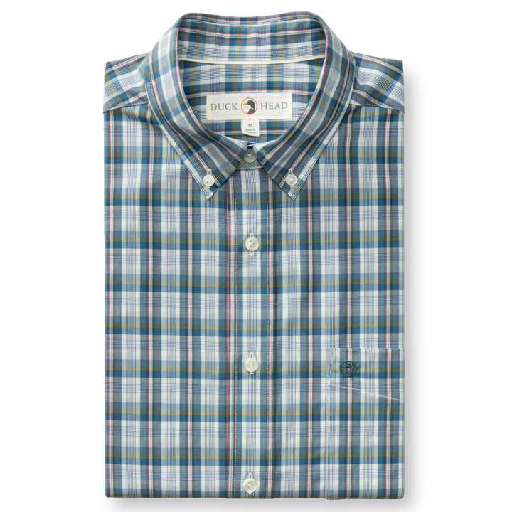 Duck Head - Eaton Plaid Shirt Sandrift Khaki