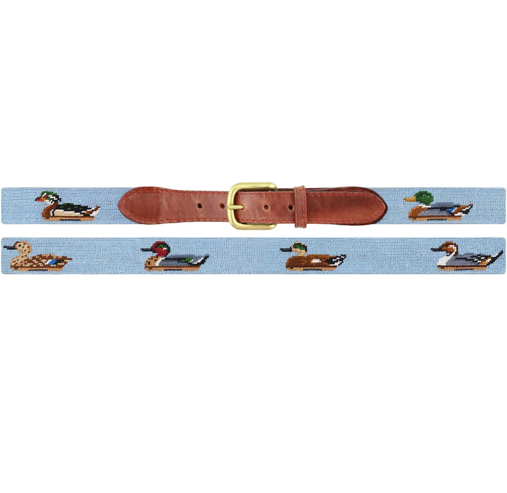 Smathers & Branson - Duck Decoys Belt Antique Blue