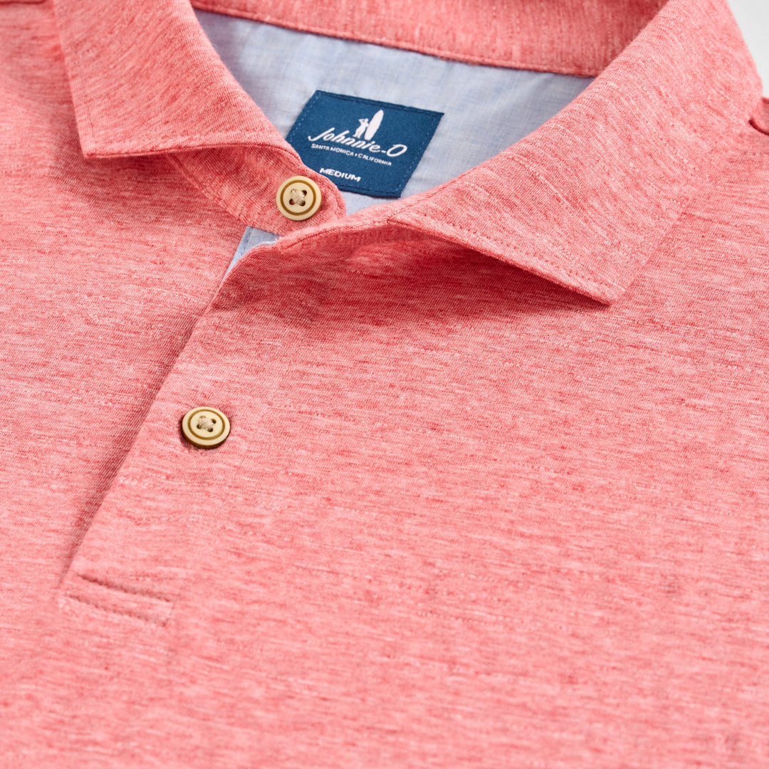 Johnnie-O - Starnes Polo Slate Rose