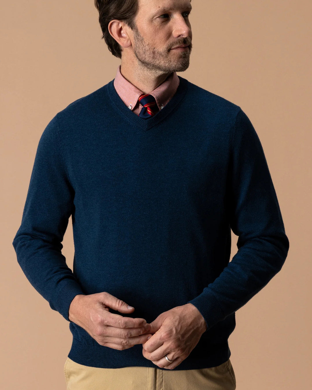 Duck Head - Buckley Sweater Navy Peony