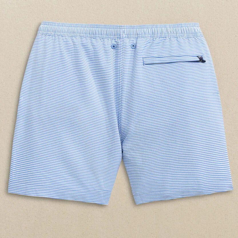 Southern Tide - Seersucker Swim Trunk Blue Stream