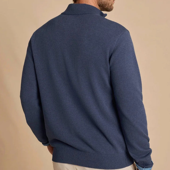 Southern Tide - Whitehaven 1/4 Zip Nautical Blue