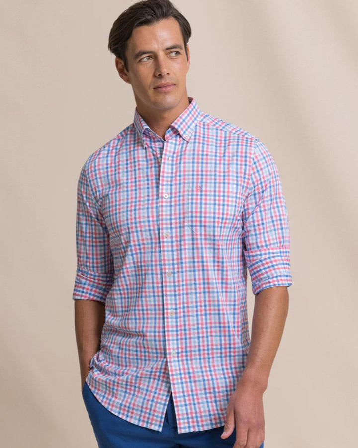 Southern Tide - Palm Valley Shirt Island Pink