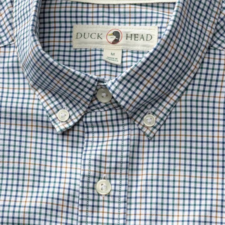 Duck Head - Goodwin Plaid Shirt Midnight Teal