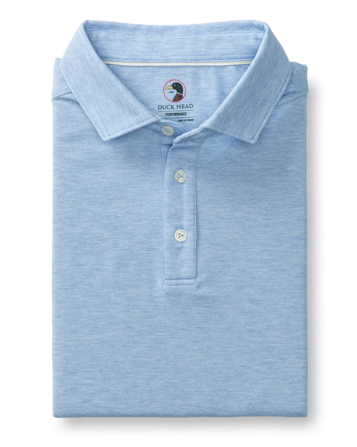 Duck Head - Summerford Pique Polo Serenity Blue