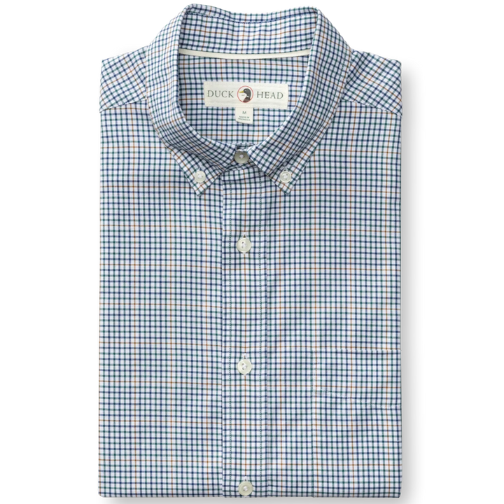Duck Head - Goodwin Plaid Shirt Midnight Teal
