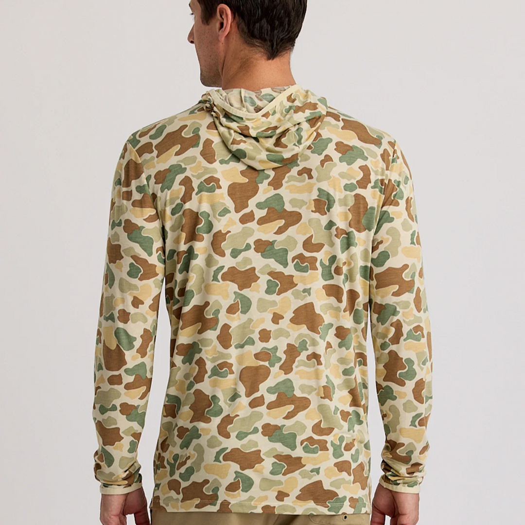Free Fly - Lightweight Hoodie Vintage Camo