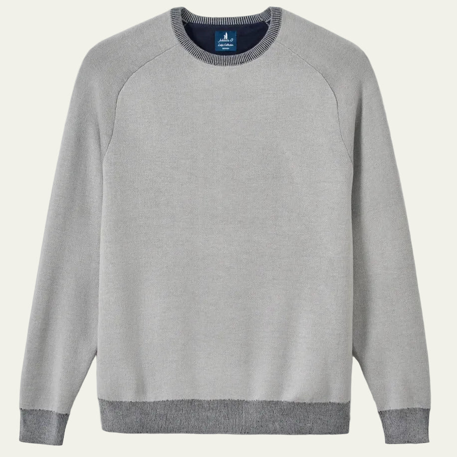 Johnnie-O - Plaited Crew Sweater Shark