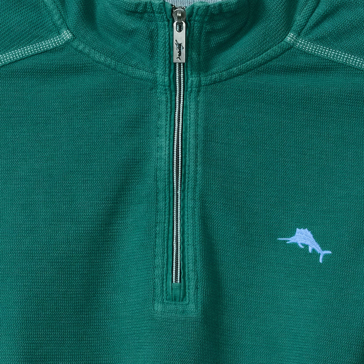 Tommy Bahama - Montego Beach 1/4 Zip Deep Sea Teal