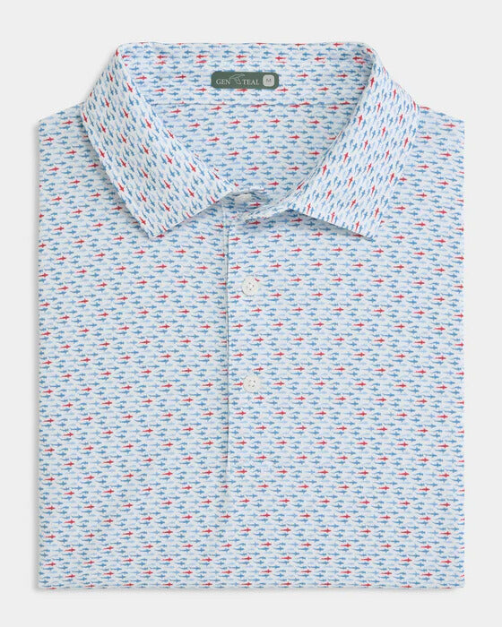 GenTeal - Fin Frenzy Polo