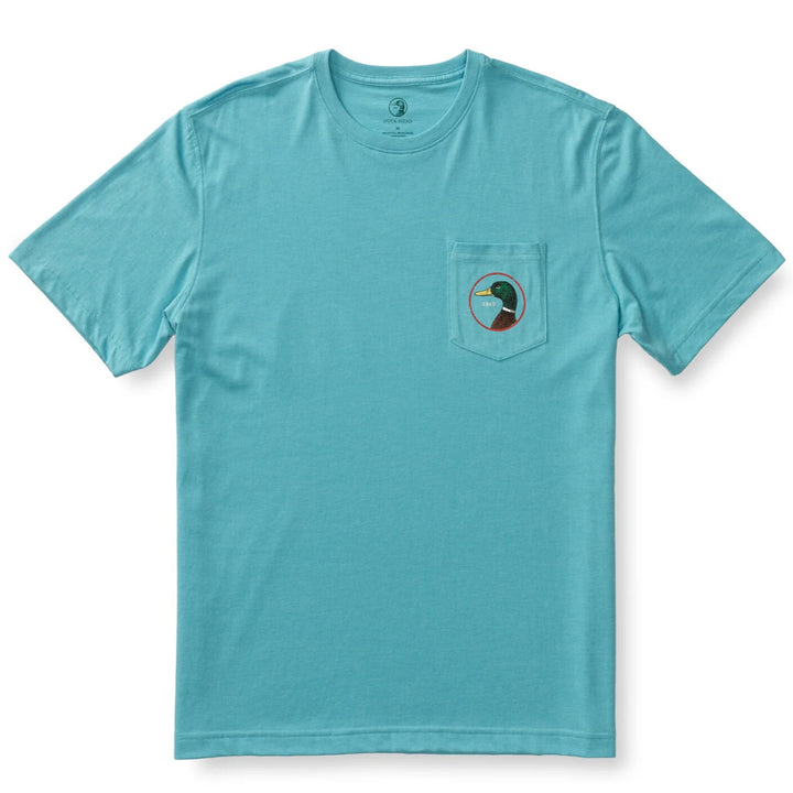 Duck Head - Logo T-shirt Lake Blue Heather