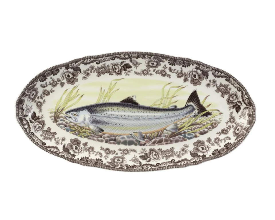 Spode - Oval Dish Salmon