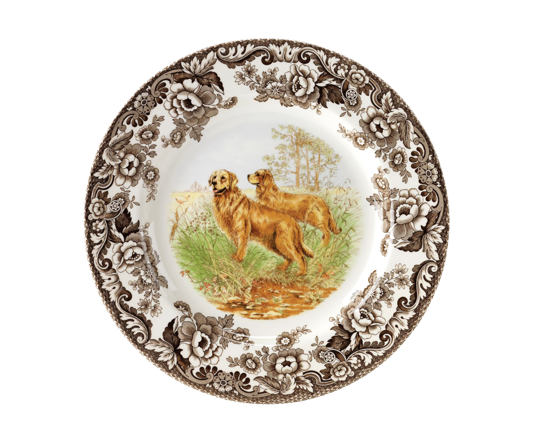 Spode - Dinner Plate Golden Retriever