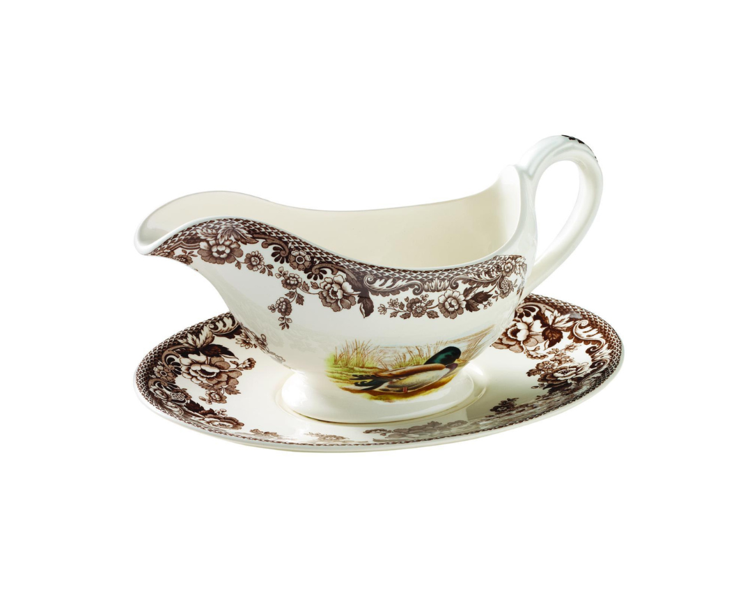 Spode - Sauce Boat & Stand