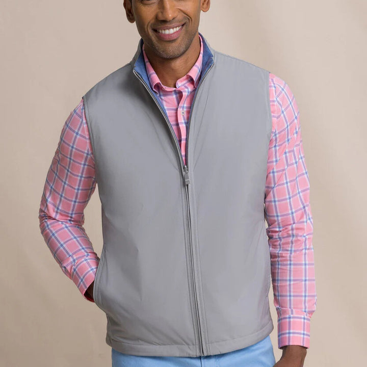 Southern Tide - Harbor Reversible Vest Steel