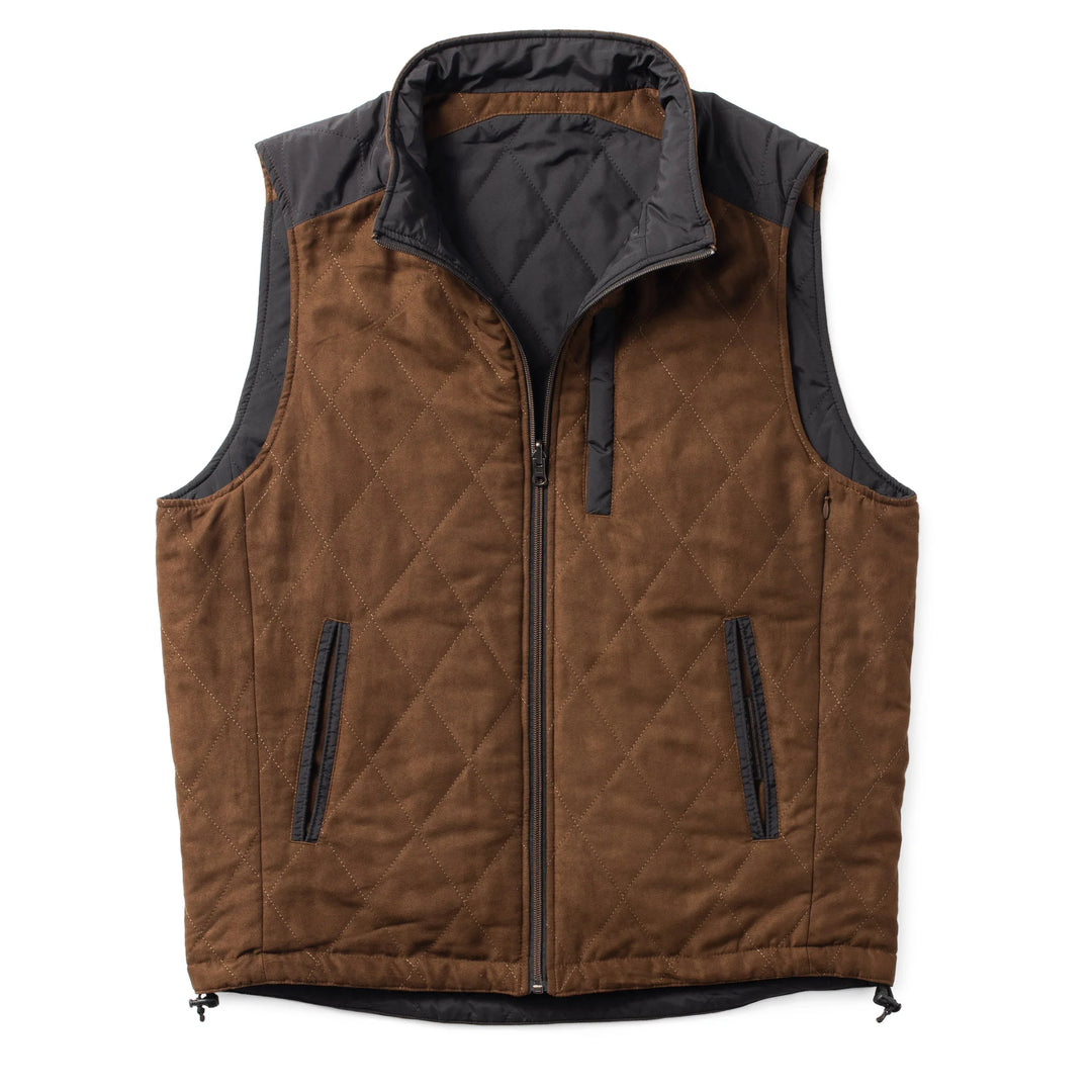 Madison Creek Outfitters - High Point Reversible Vest Black/Brown