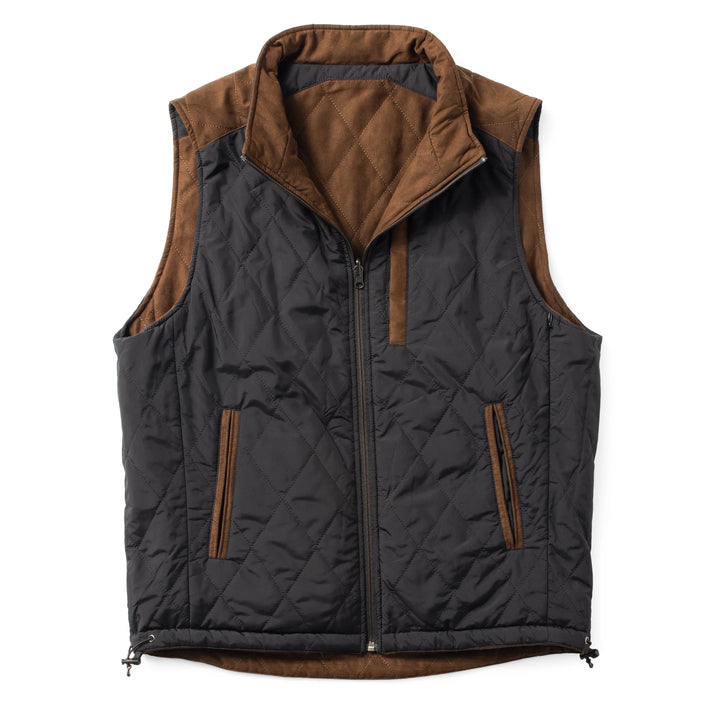 Madison Creek Outfitters - High Point Reversible Vest Black/Brown