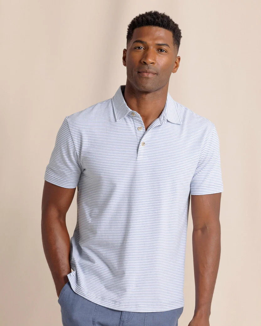 Southern Tide - Sandwave Polo Tsunami Gray