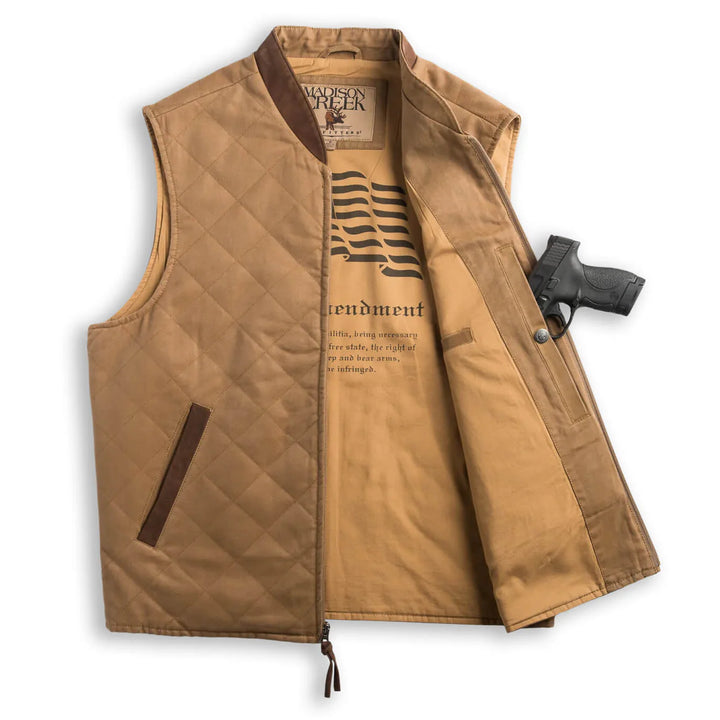 Madison Creek Outfitters - Kennesaw Vest Tan
