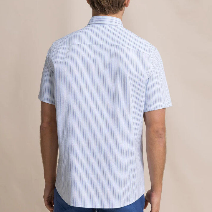 Southern Tide - Marina Seersucker Shirt Tropical Breeze