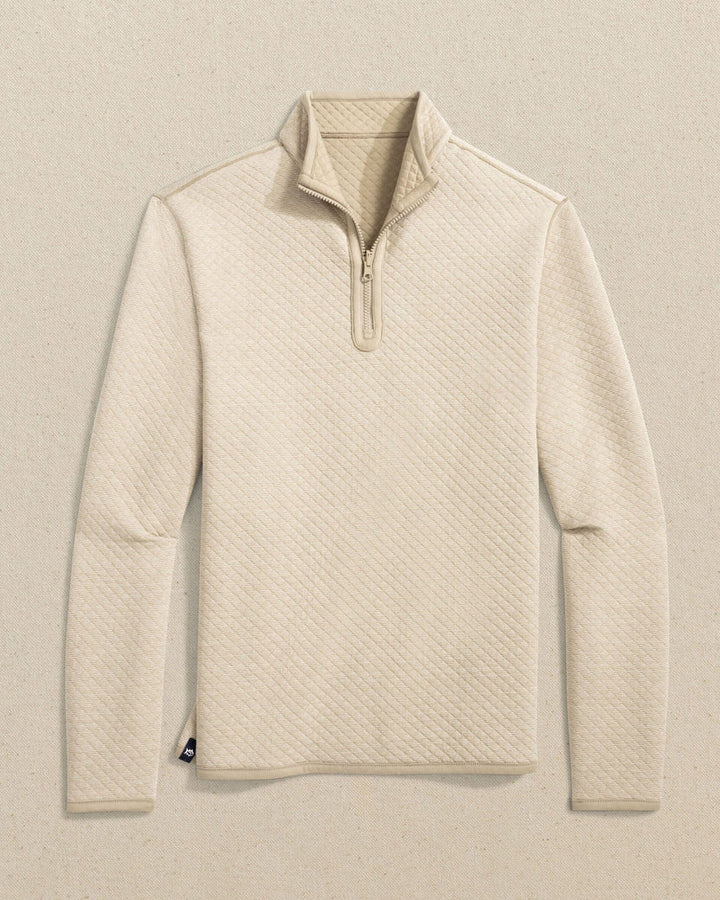 Southern Tide - Oak Island 1/4 Zip Sandstone