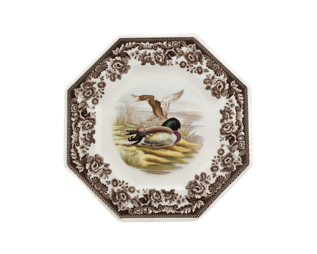 Spode - Octagonal Plate Mallard