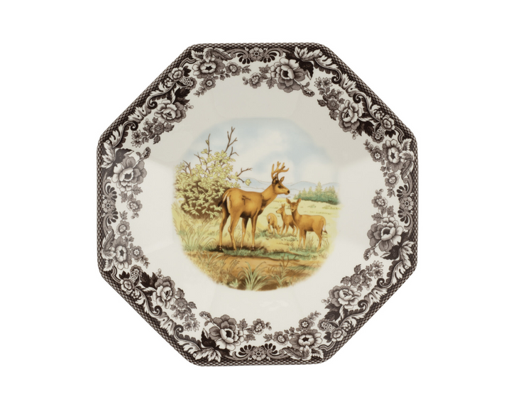 Spode - Octagonal Platter Deer