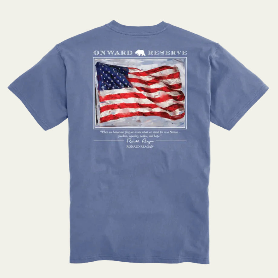 Onward Reserve - Old Glory T-shirt Blue