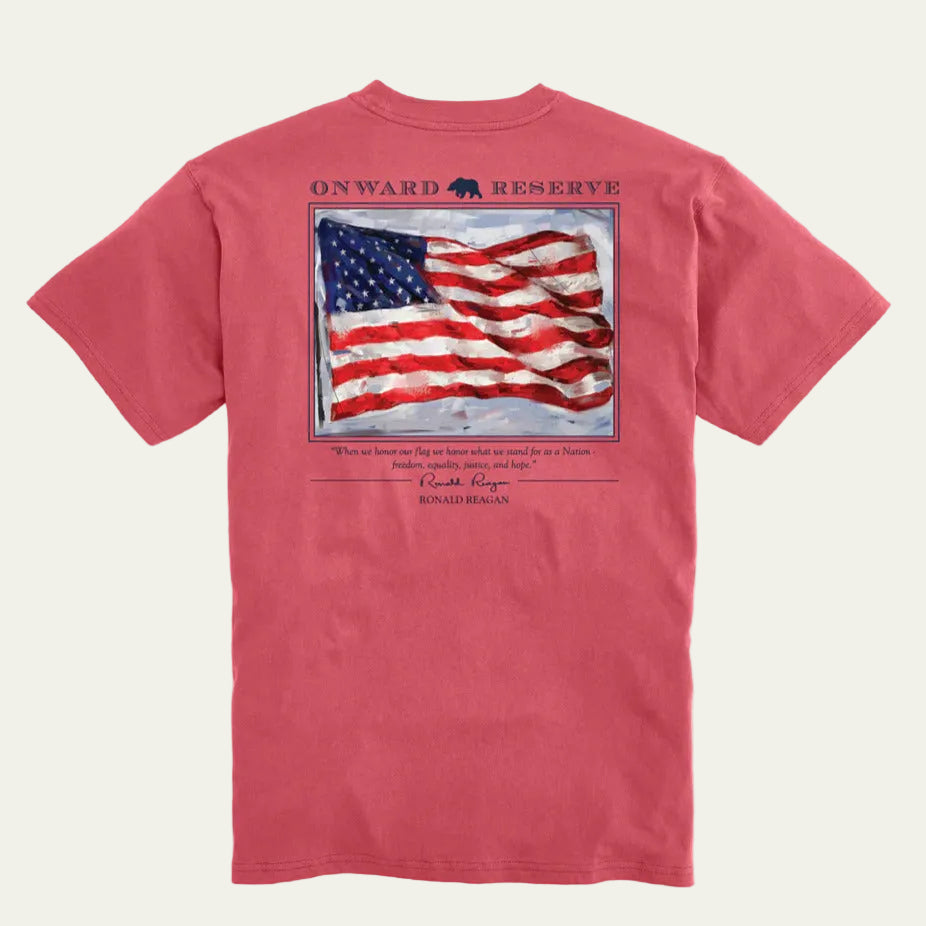 Onward Reserve - Old Glory T-shirt Red