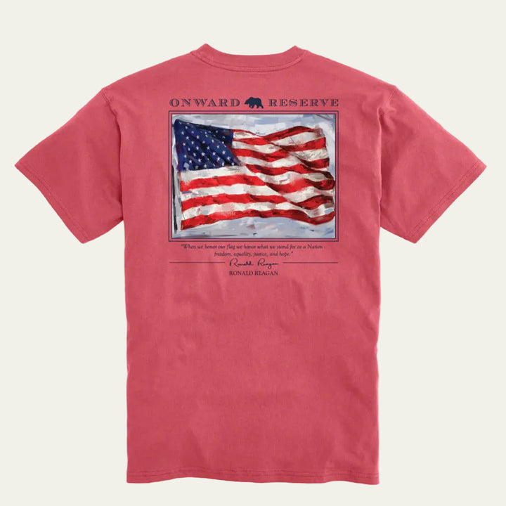 Onward Reserve - Old Glory T-shirt Red