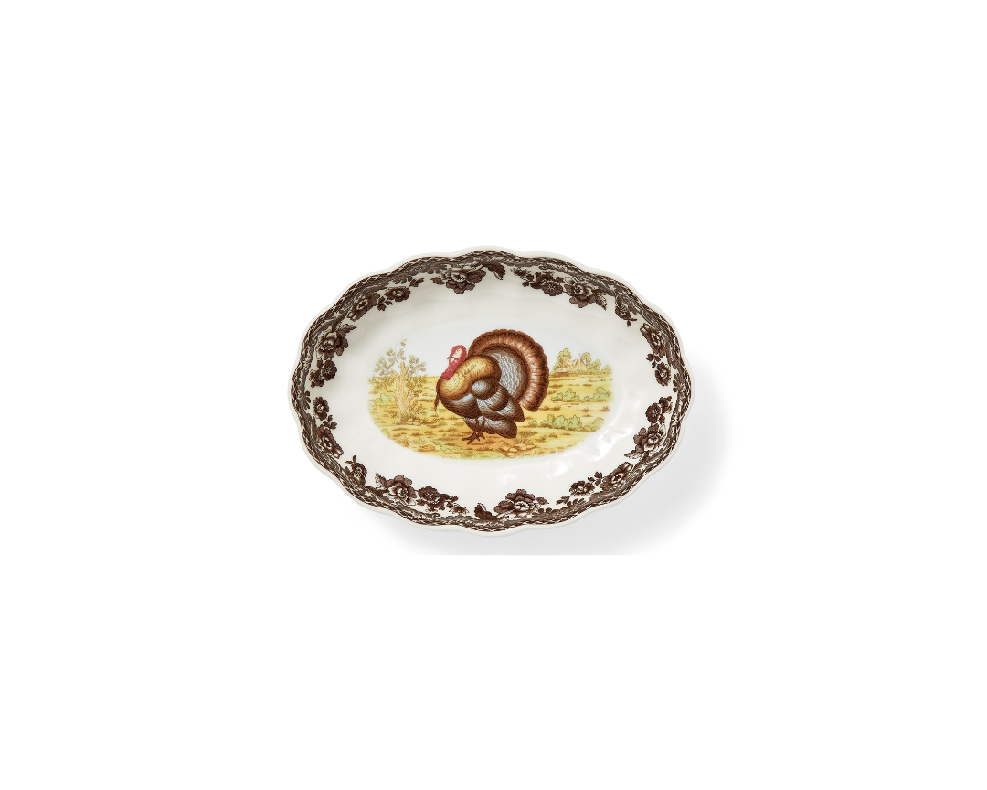 Spode - Oval Dish Turkey