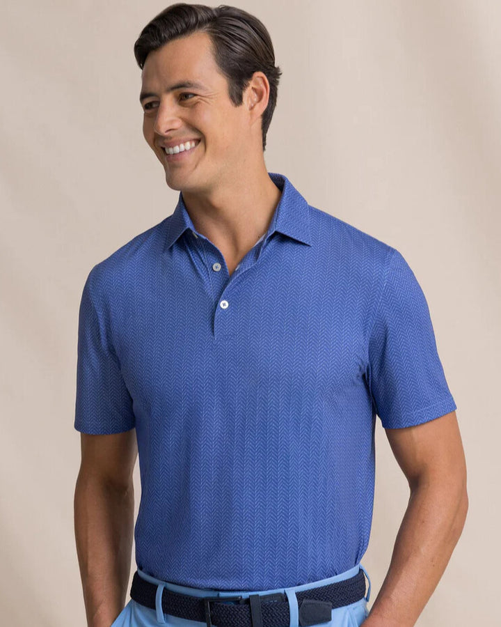 Southern Tide - Raise the Par Polo Nautical Blue