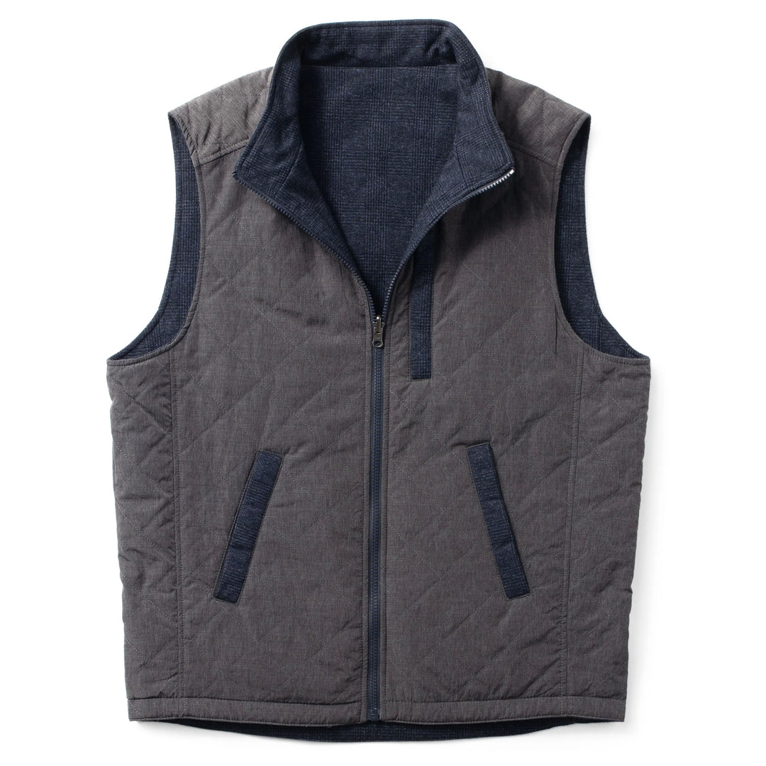 Madison Creek Outfitters - Sautee Reversible Vest Navy/Steel
